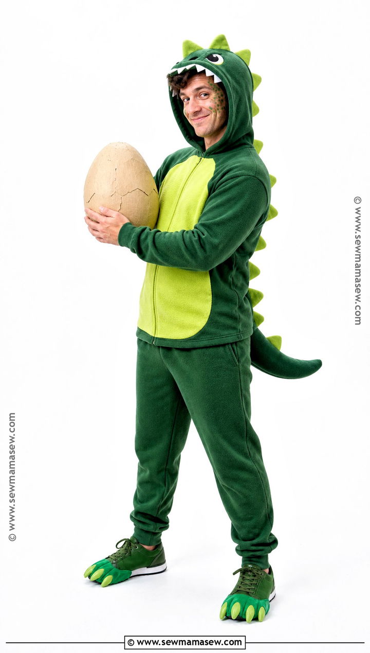 Green Dinosaur Costume - 35 green halloween costumes