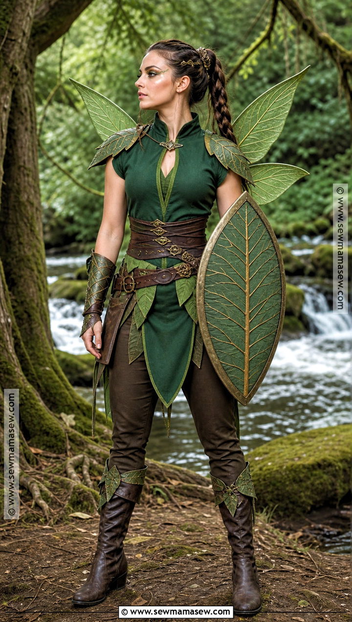 Green Fairy Warrior Costume - 30 Green Fairy Costume Ideas