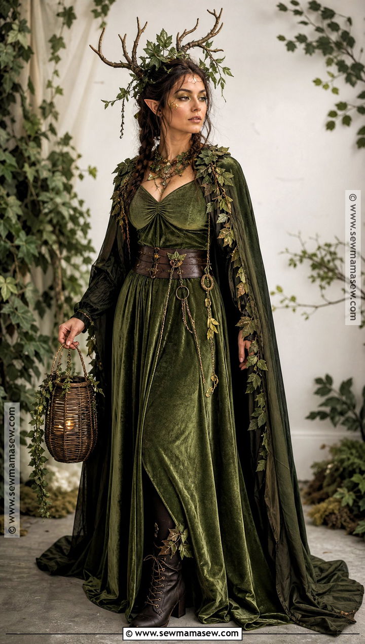 Green Forest Demon Dress Costume - 30 demon dress ideas