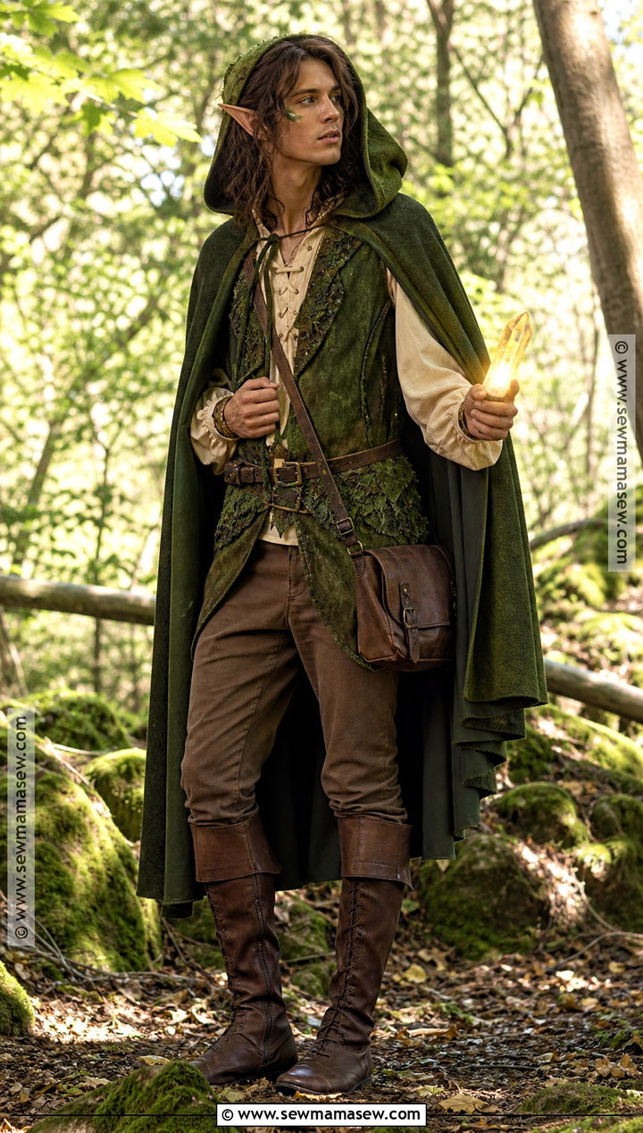 Green Forest Elf Costume - 45 male halloween costumes