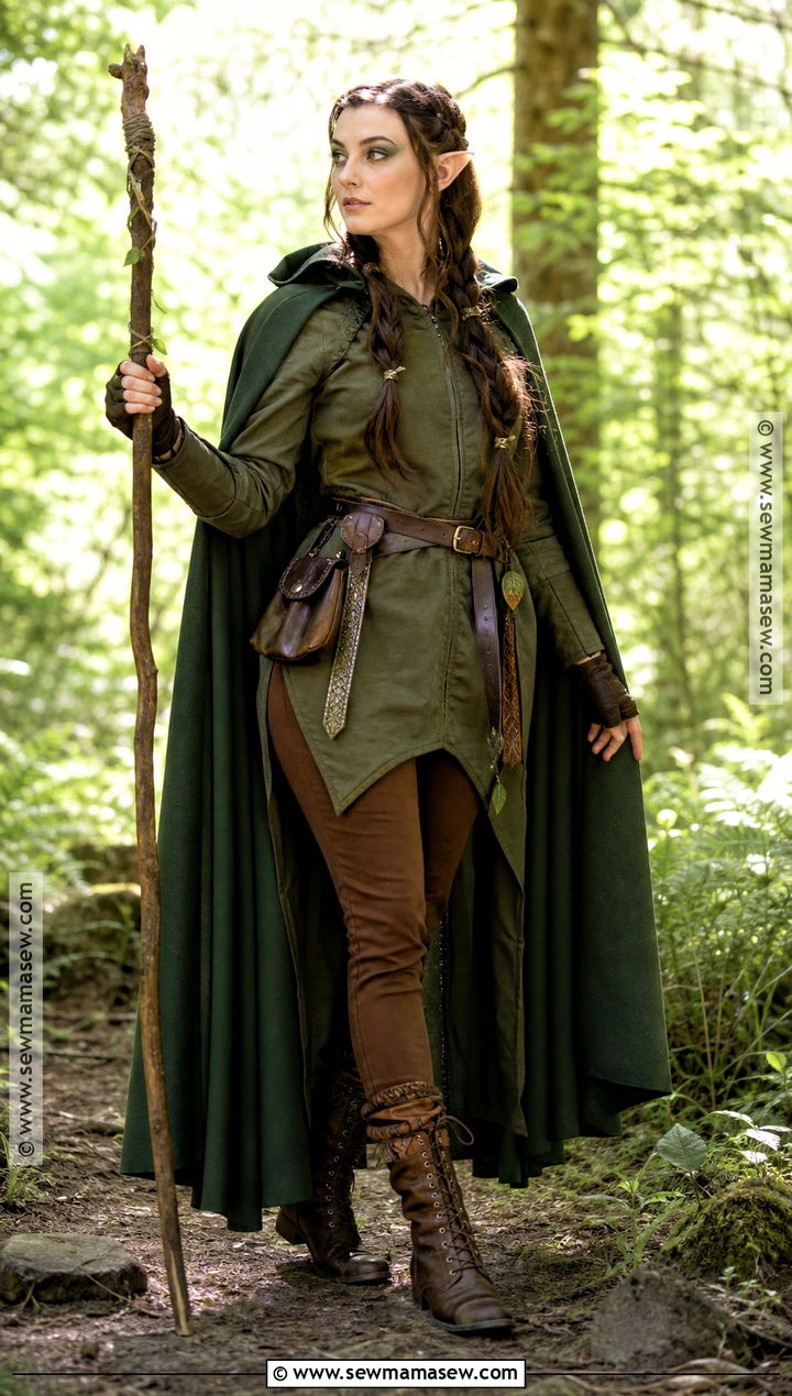 Green Forest Elf Costume - 35 green halloween costumes