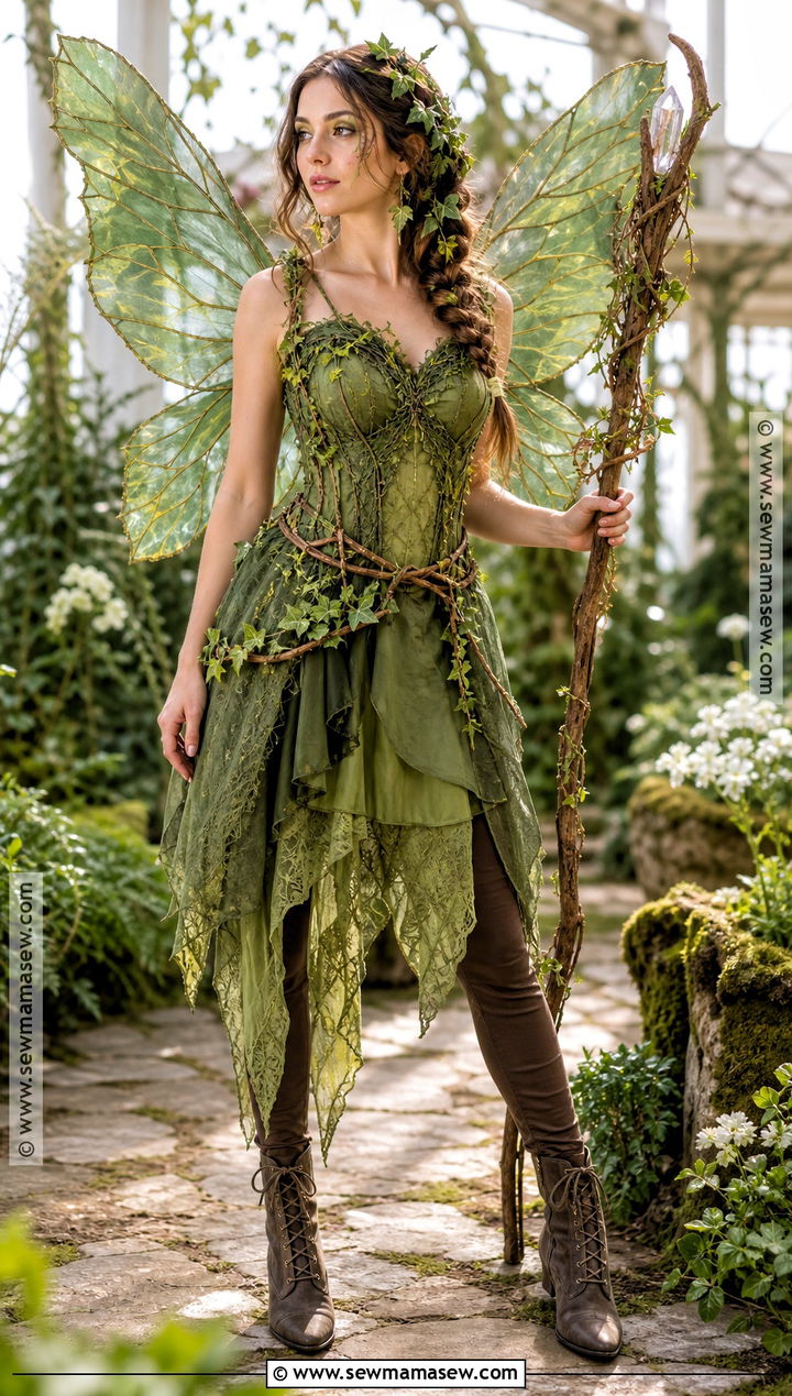Green Forest Fairy Costume - 35 halloween costumes fairy