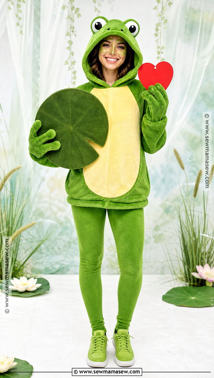 Green Frog Beanie Baby Costume - 40 beanie baby costume ideas