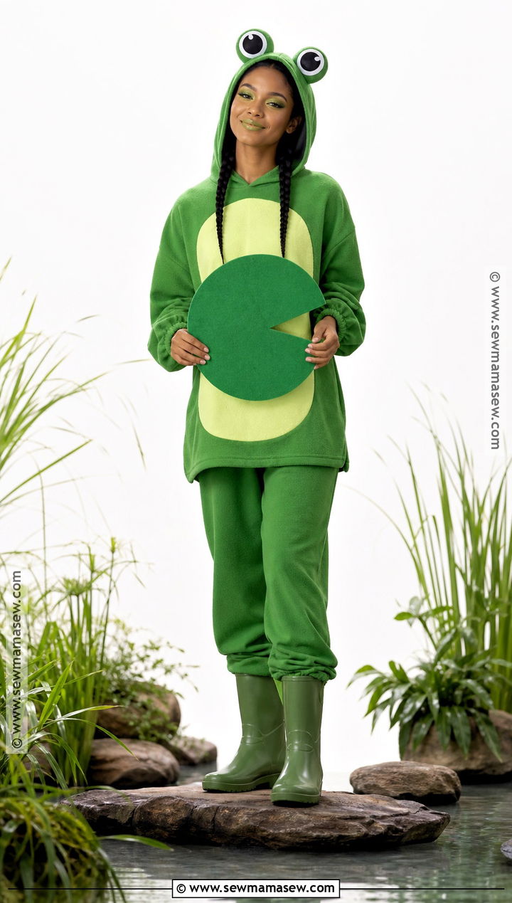 Green Frog Costume - 40 animal costume ideas