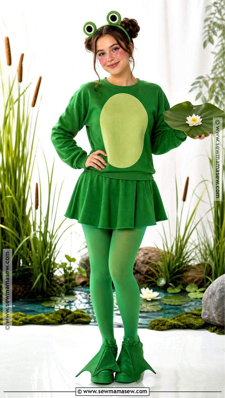 Green Frog Costume - 35 green halloween costumes