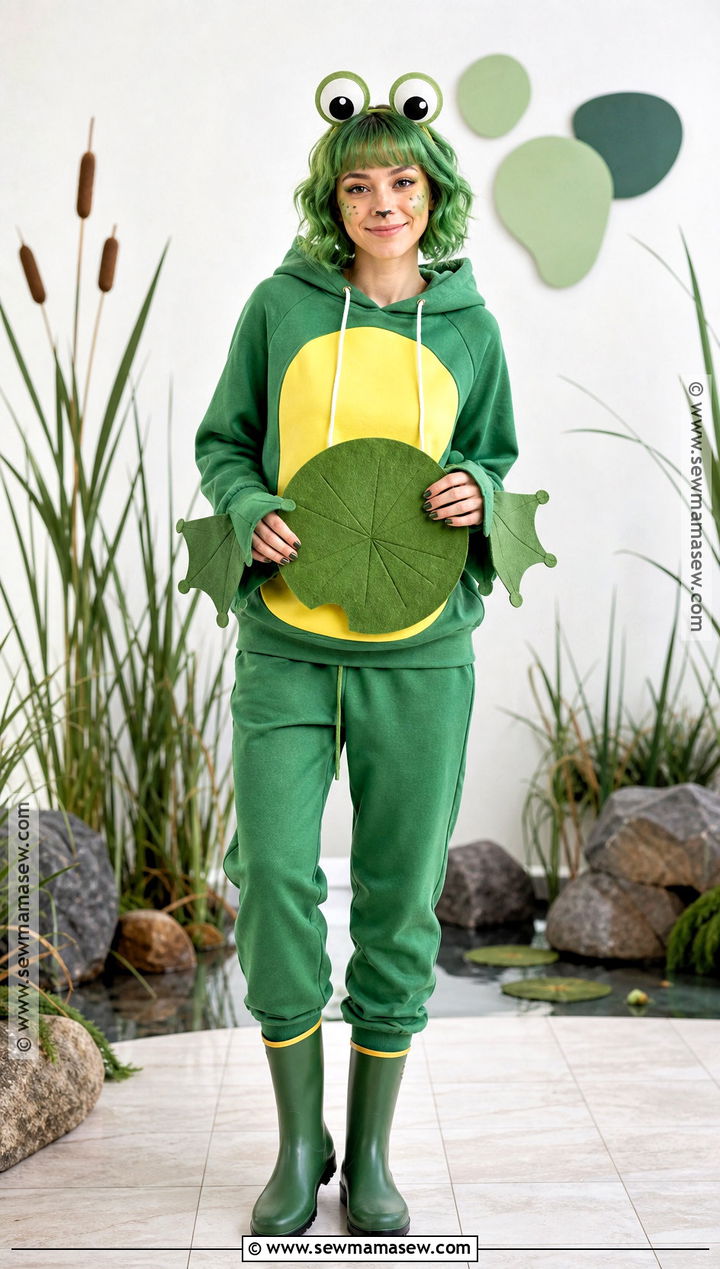 Green Frog Halloween Costume - 40 animal halloween costumes