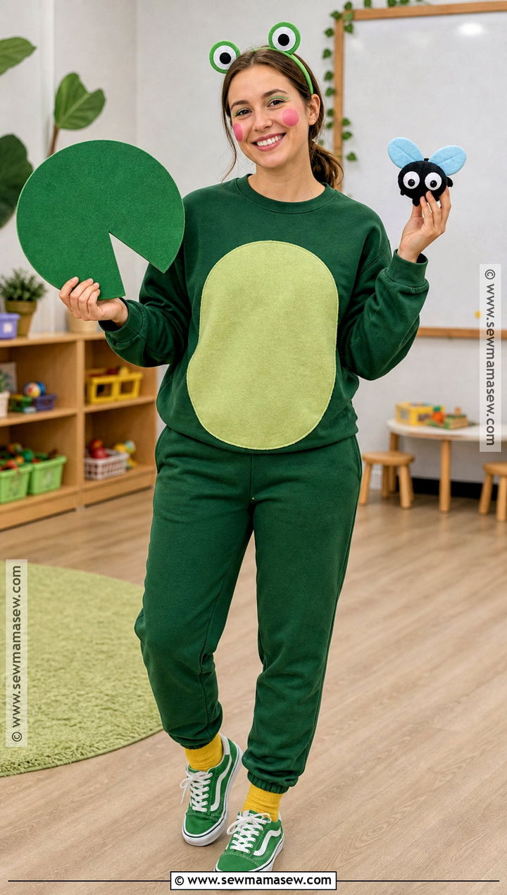 Green Frog Teacher Costume - 30 preschool teacher halloween costumes