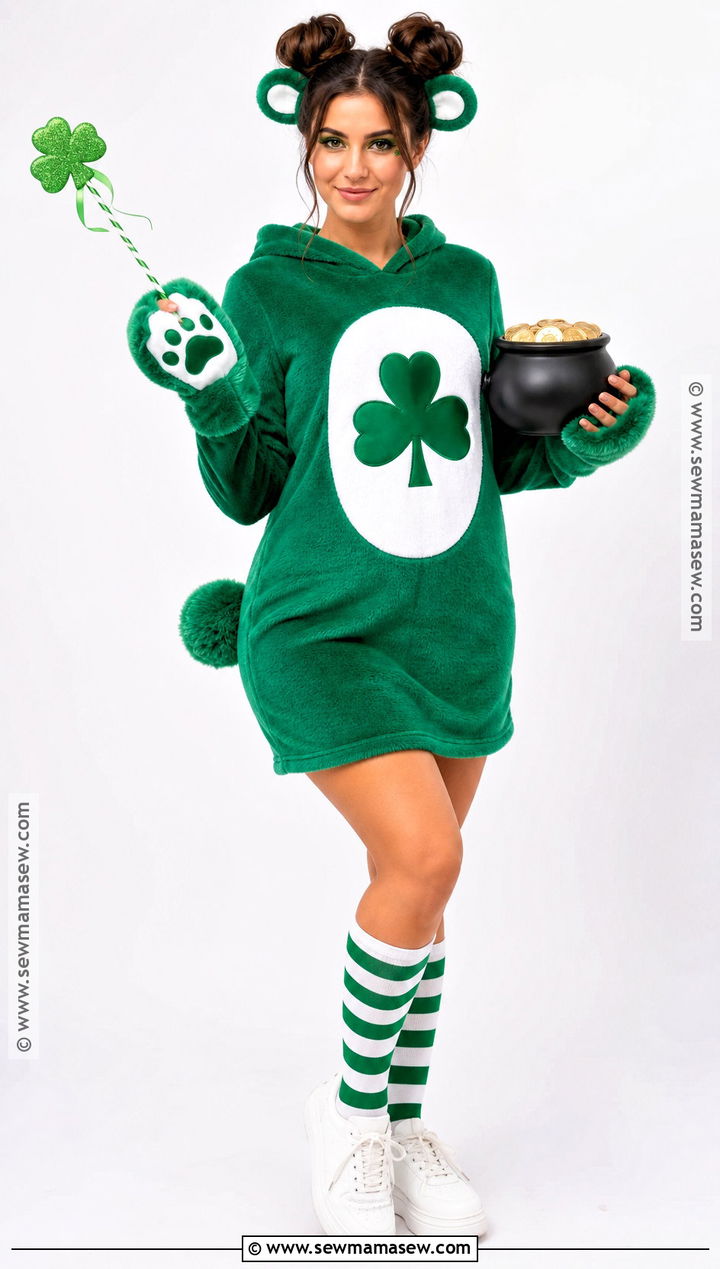 Green Good Luck Bear Costume - 30 Bear Costume Ideas for Women