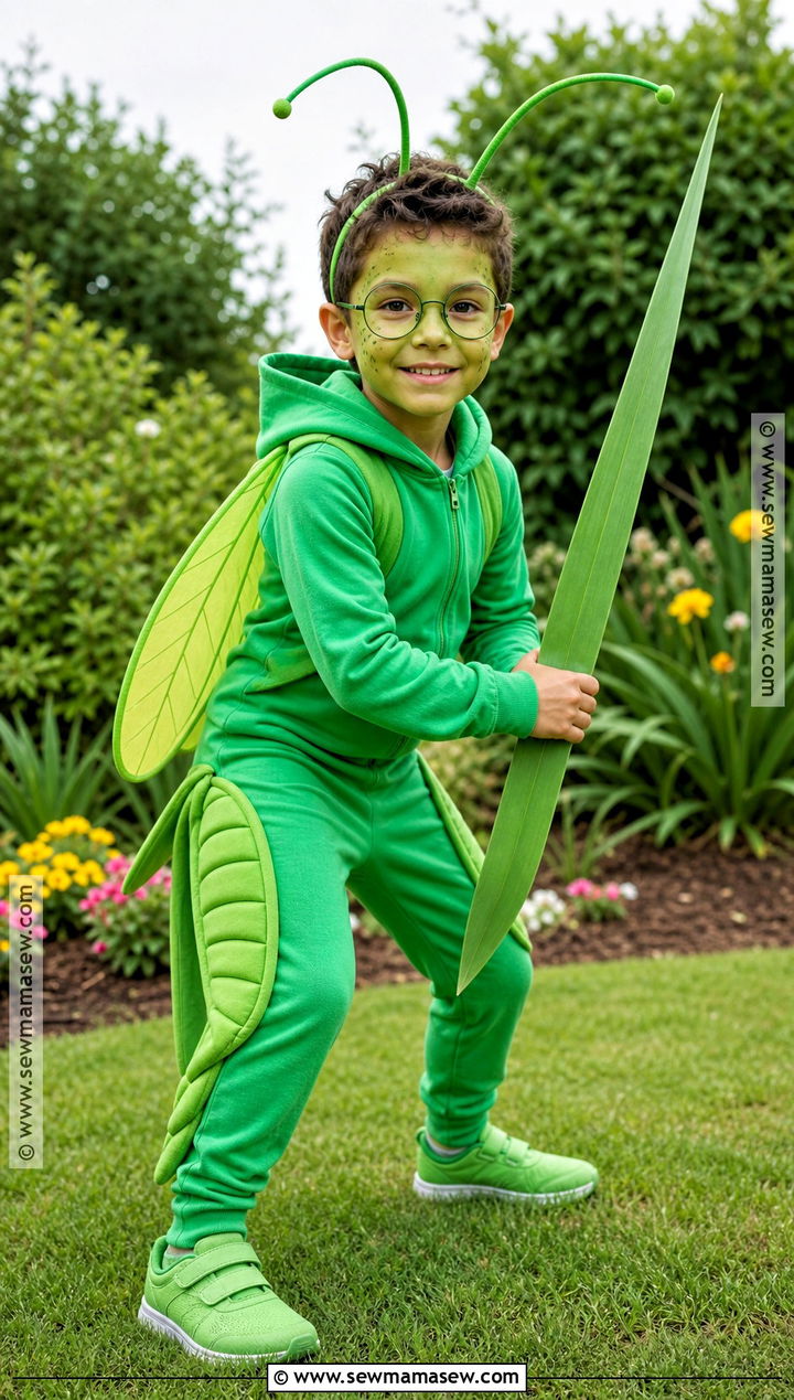 Green Grasshopper Costume - 35 bug costume ideas
