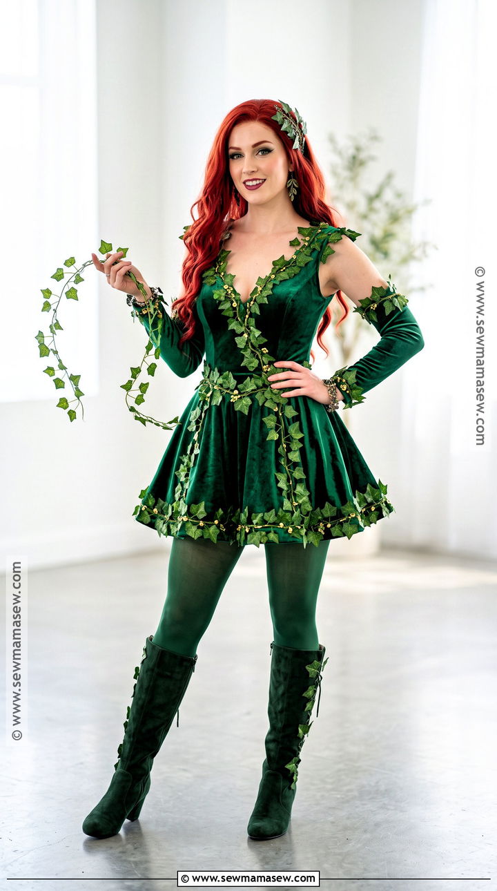 Green Ivy Mini Dress Costume - 30 green ivy costume ideas