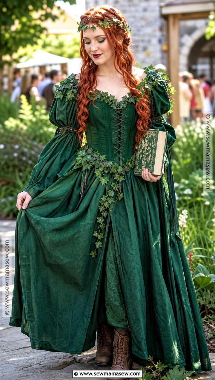 Green Ivy Renaissance Costume - 30 green ivy costume ideas
