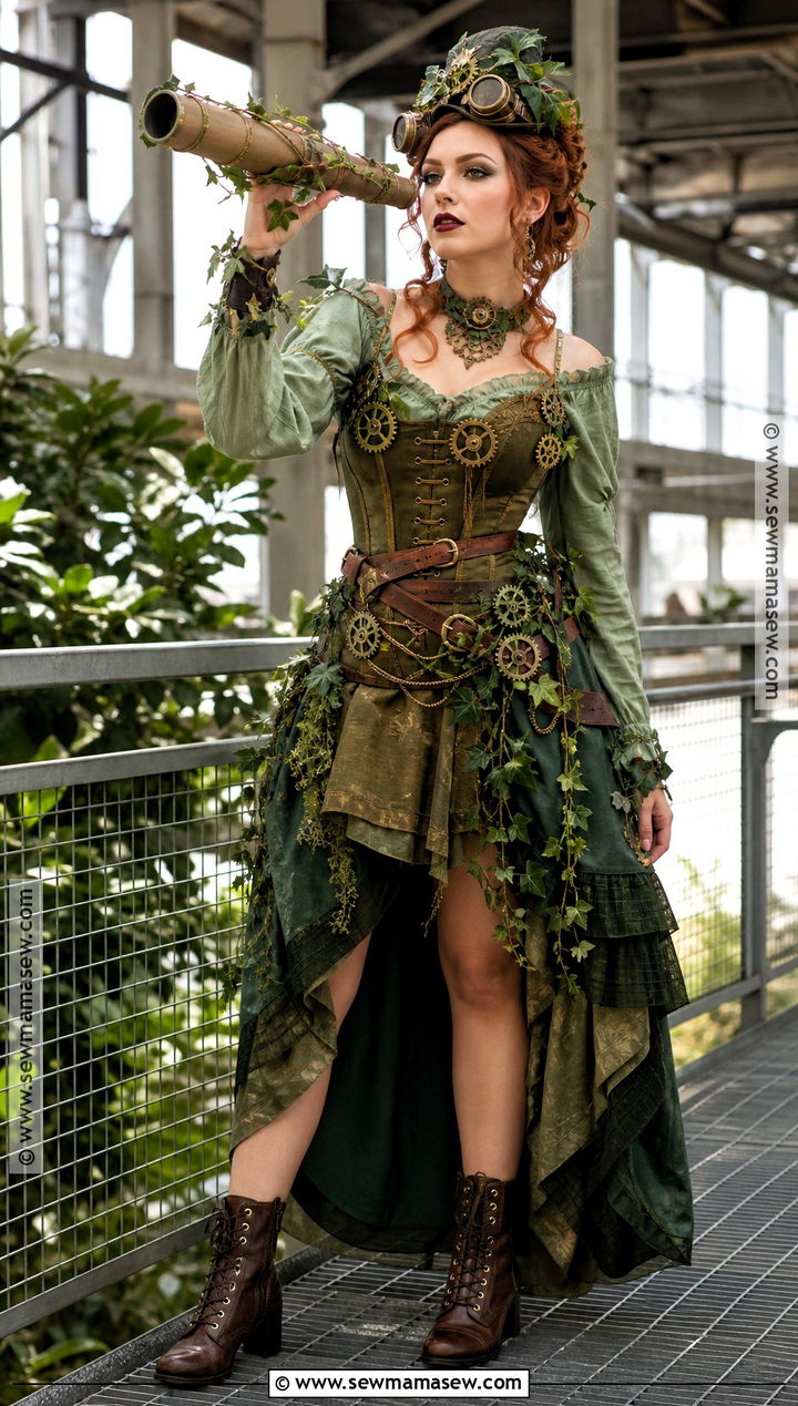 Green Ivy Steampunk Costume - 30 green ivy costume ideas