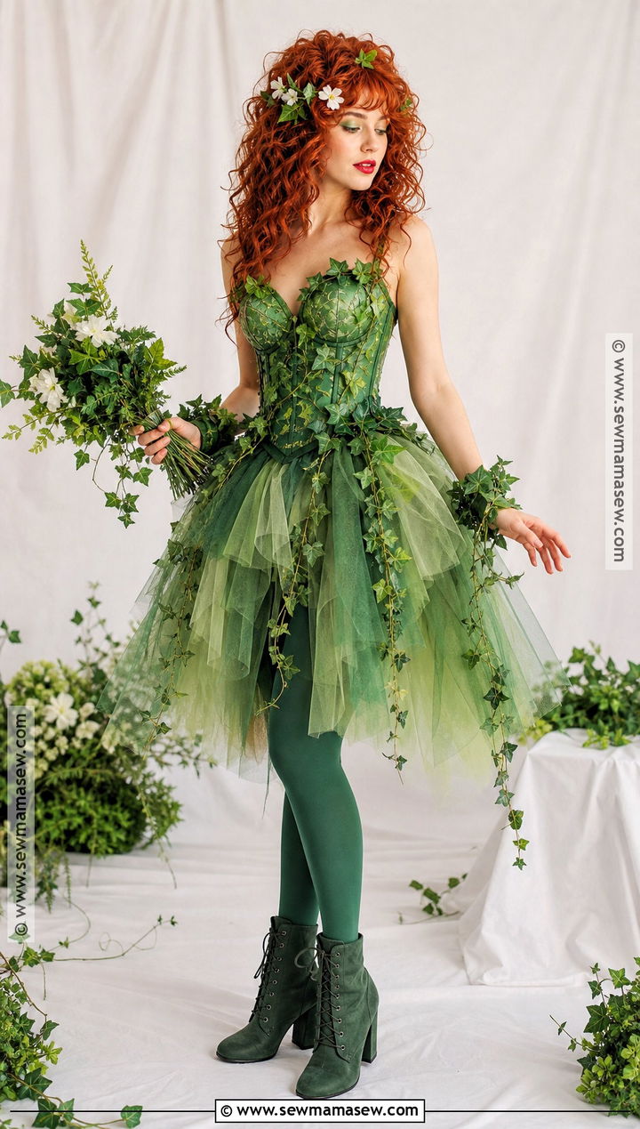 Green Ivy Tulle Skirt Costume - 30 green ivy costume ideas