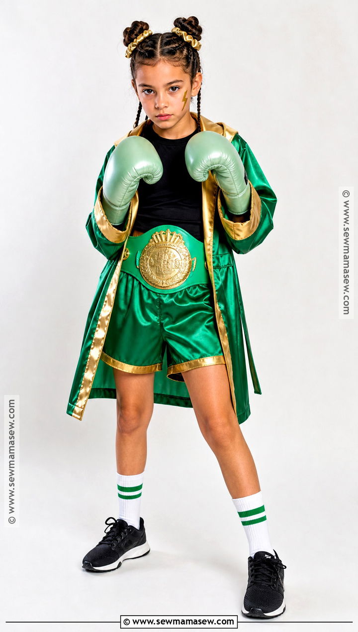 Green Knockout Boxer Costume - 30 boxer halloween costume ideas for girls