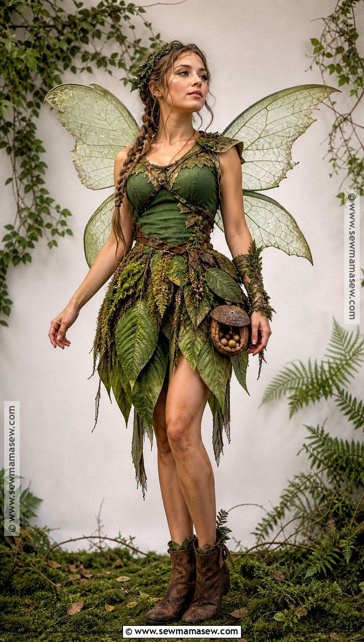 Green Leaf Thumbelina Costume - 30 thumbelina costume ideas