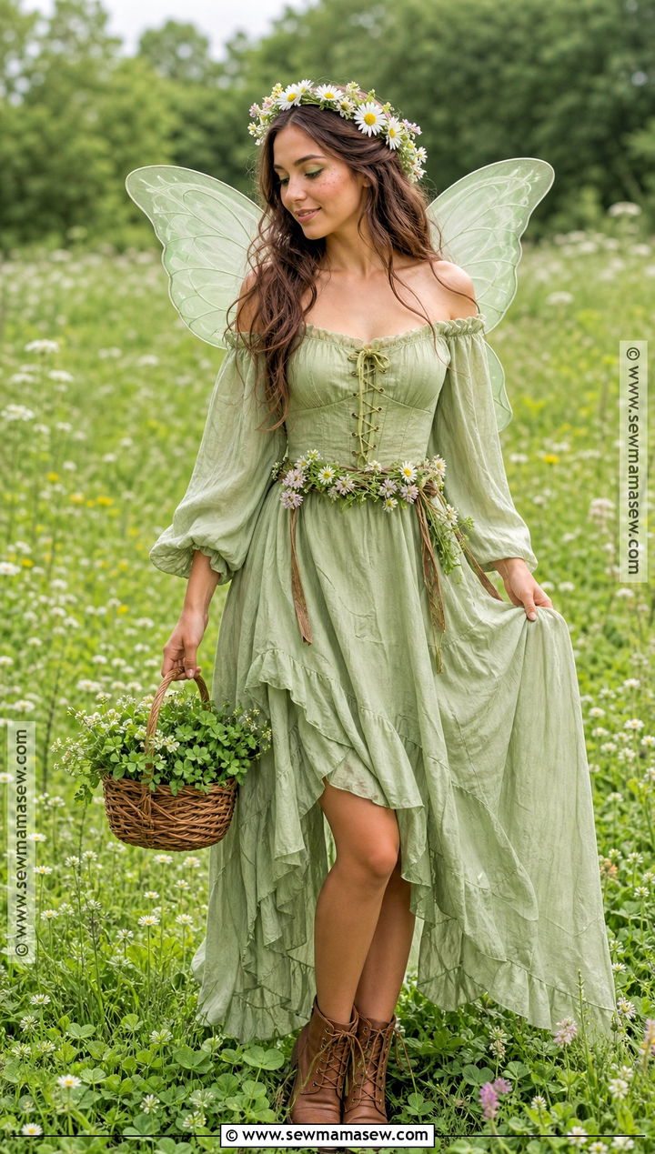 Green Meadow Fairy Costume - 30 Green Fairy Costume Ideas
