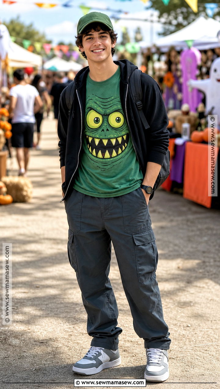 Green Monster Halloween Shirt Outfit - 40 halloween shirts