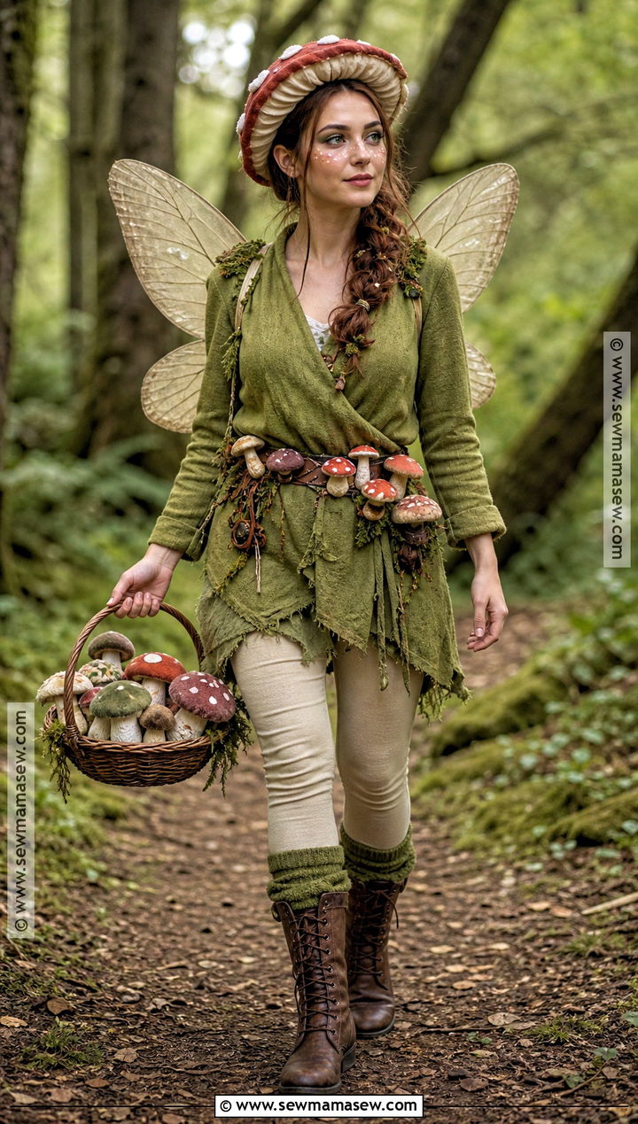 Green Mushroom Fairy Costume - 30 Green Fairy Costume Ideas
