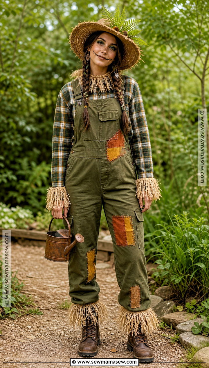 Green Scarecrow Costume - 50 scarecrow costume ideas
