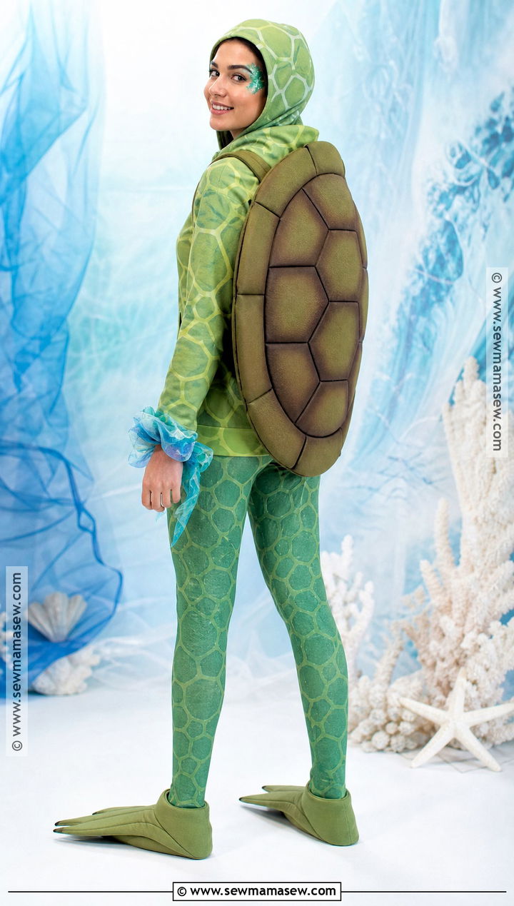 Green Sea Turtle Costume - 40 animal costume ideas