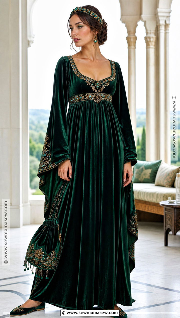 Green Velvet Veranda Padme Costume - 30 padme star wars costumes