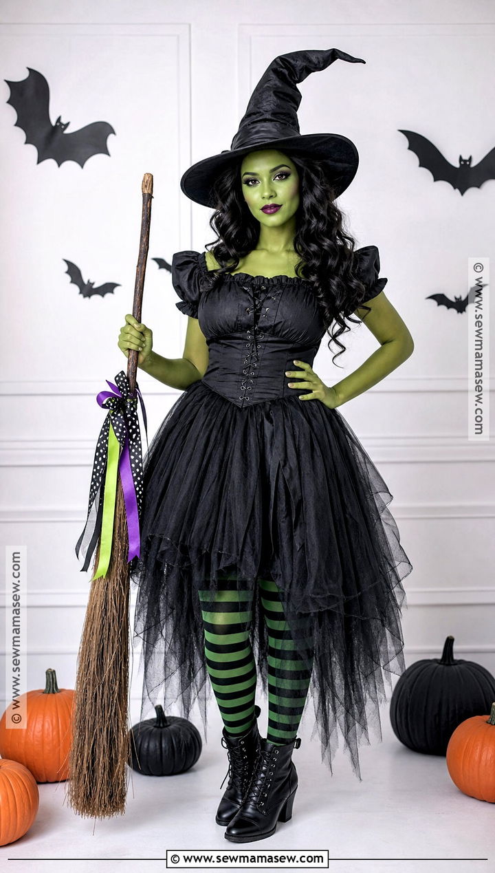 Green Wicked Witch Costume - 45 witch halloween costume ideas