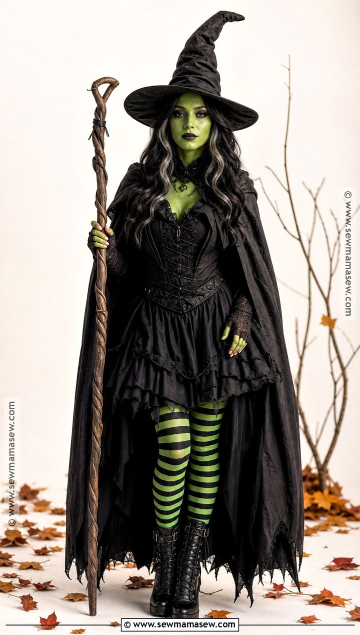 Green Wicked Witch Costume - 50 witch costume ideas