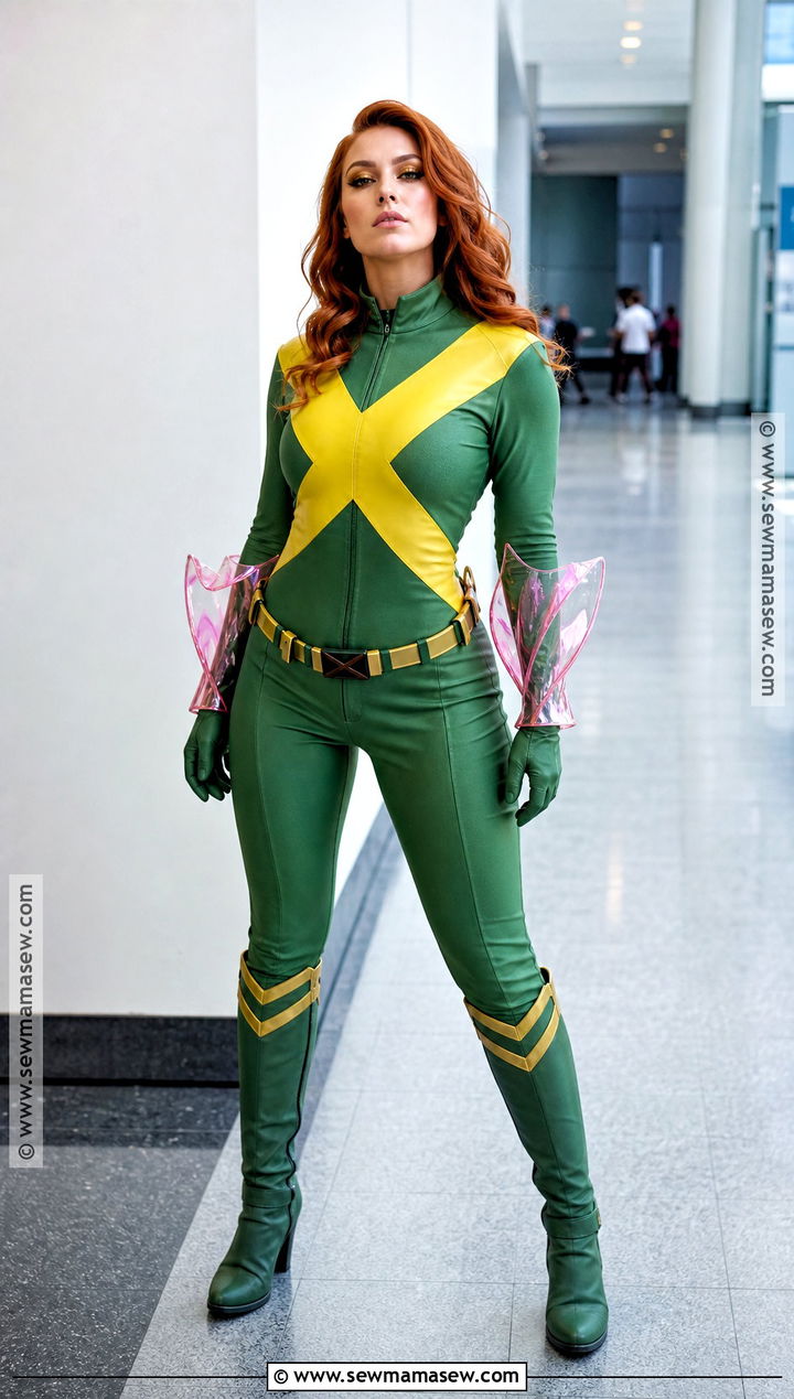 Green X Factor Jean Grey Costume - 30 Jean Grey Costume Ideas