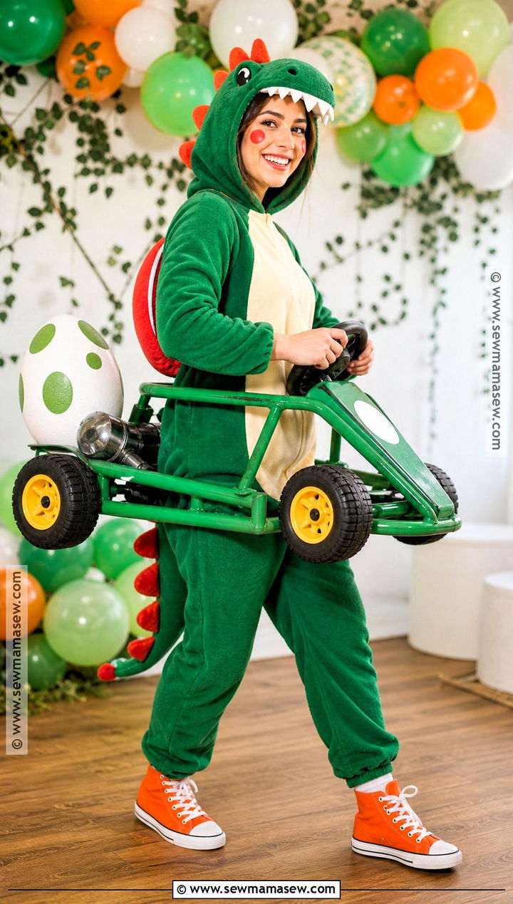 Green Yoshi Mario Kart Costume - 35 mario kart costumes