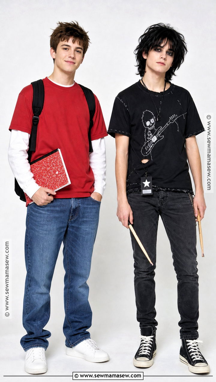 Greg And Rodrick Brothers Costume - 35 diary of a wimpy kid costume ideas