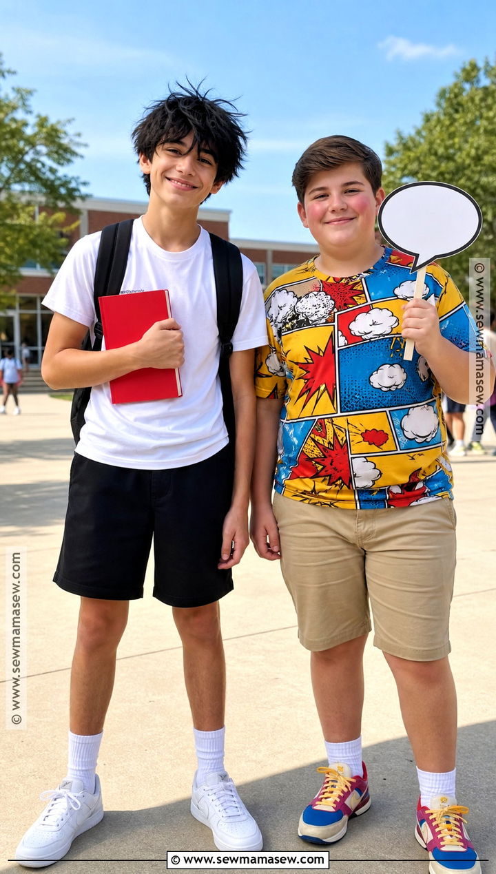 Greg And Rowley Duo Costume - 35 diary of a wimpy kid costume ideas