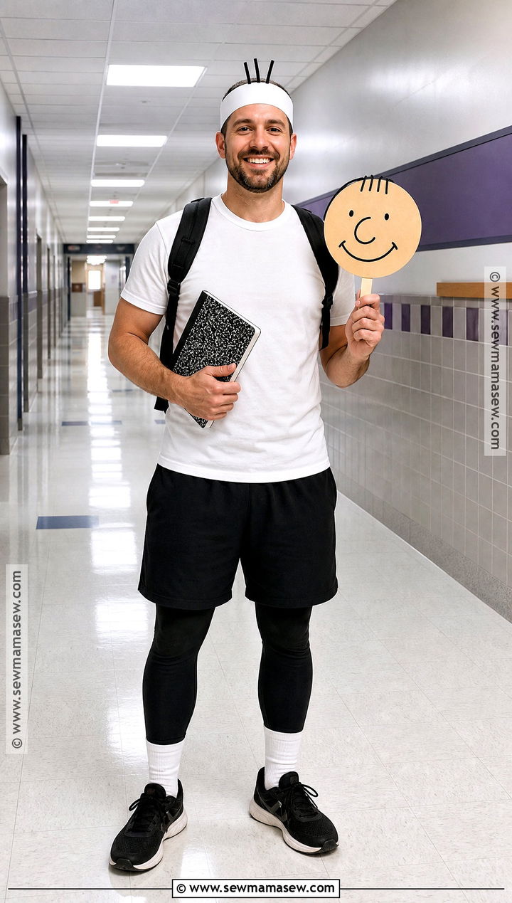 Greg Heffley Costume With Cartoon Mask - 30 storybook character costumes for teachers