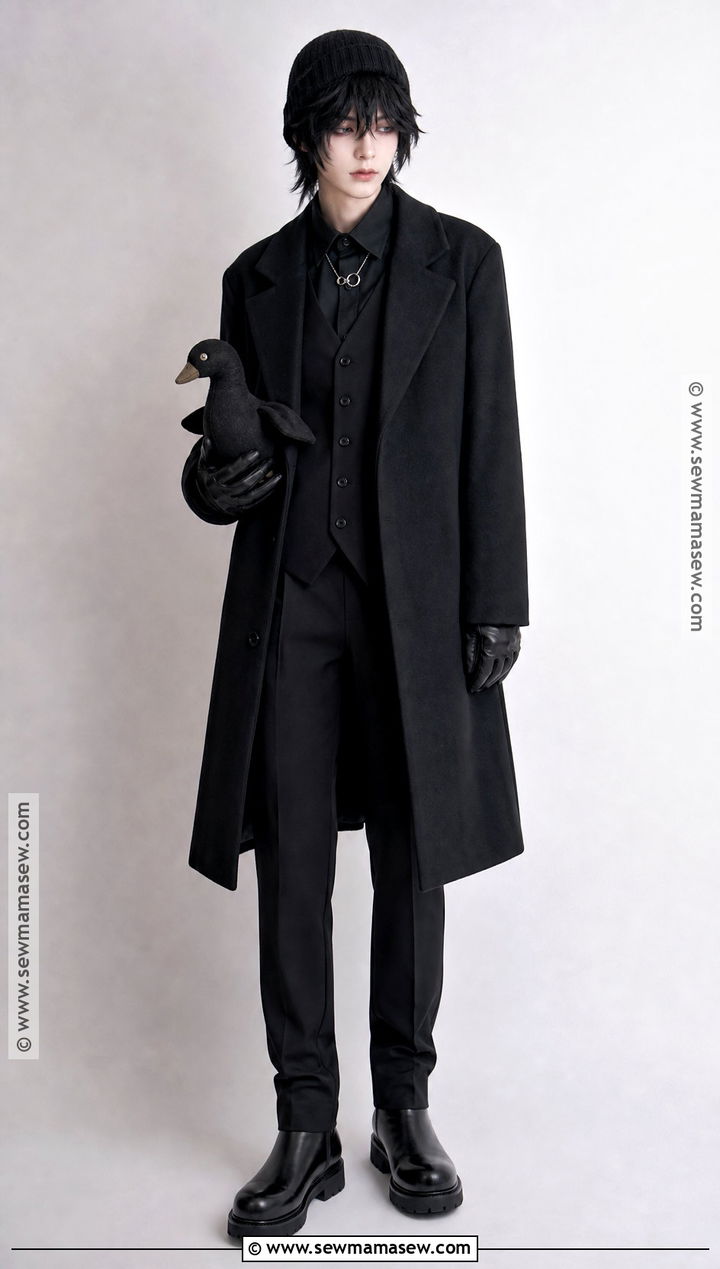 Grieving Quackity Cosplay In All Black - 30 quackity cosplay ideas