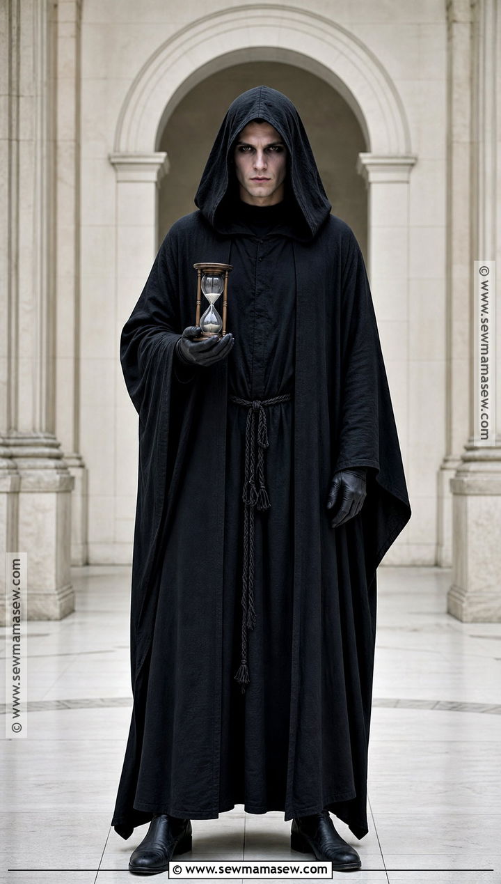 Grim Reaper Costume With Hooded Robe - 45 Halloween Costumes for Men