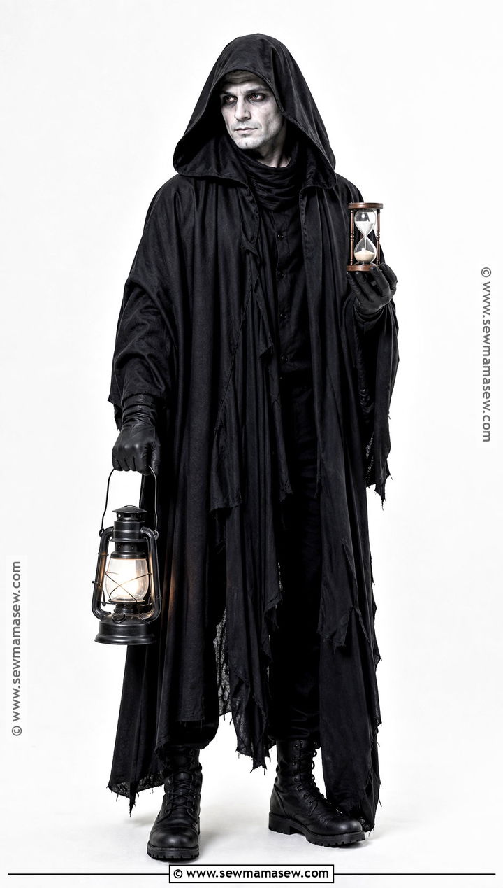 Grim Reaper Costume With Hooded Robe - 30 costumes for guys