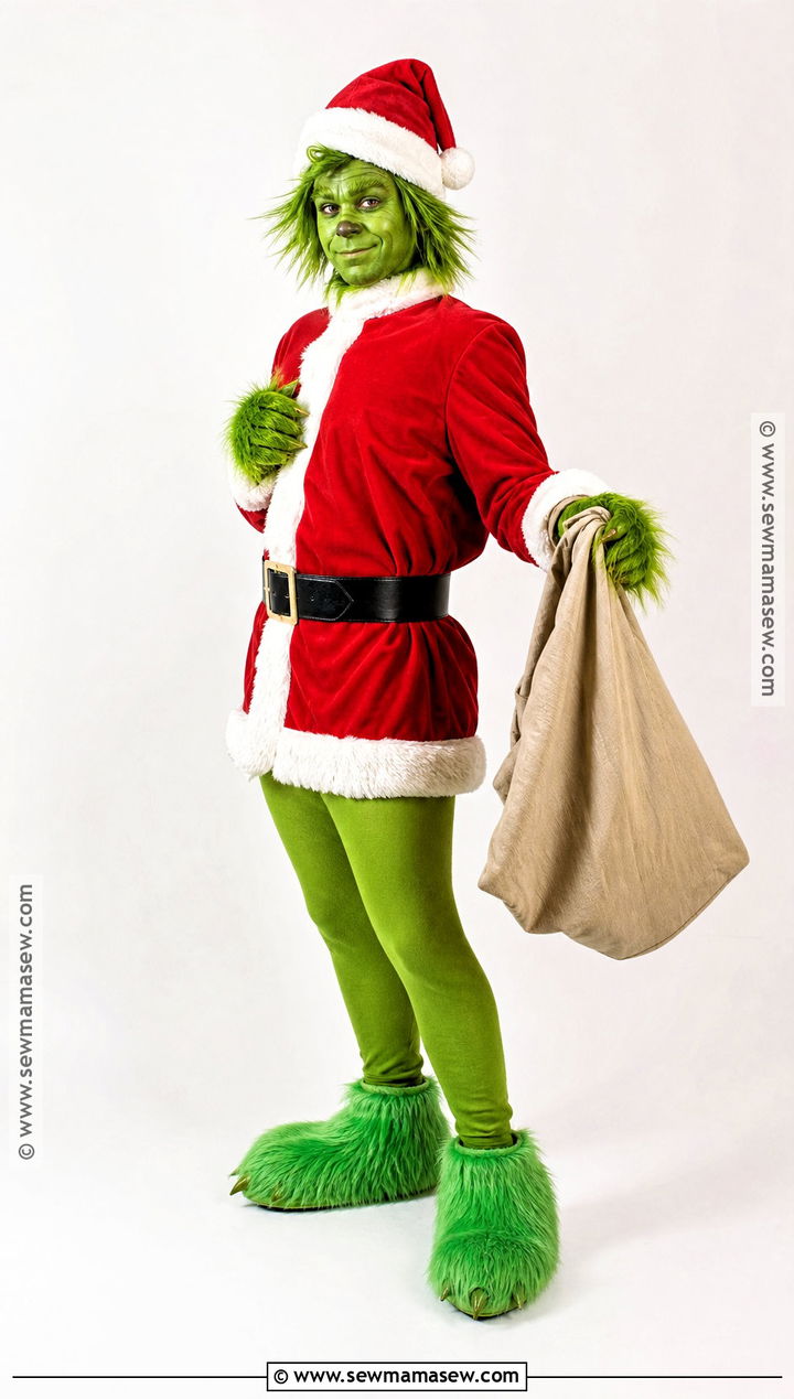 Grinch Red Coat Whoville Costume - 35 whoville costumes