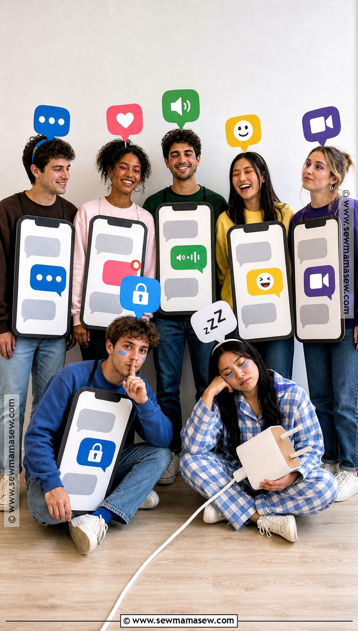 Group Chat Notifications Costume - 35 Funny Group Halloween Costumes