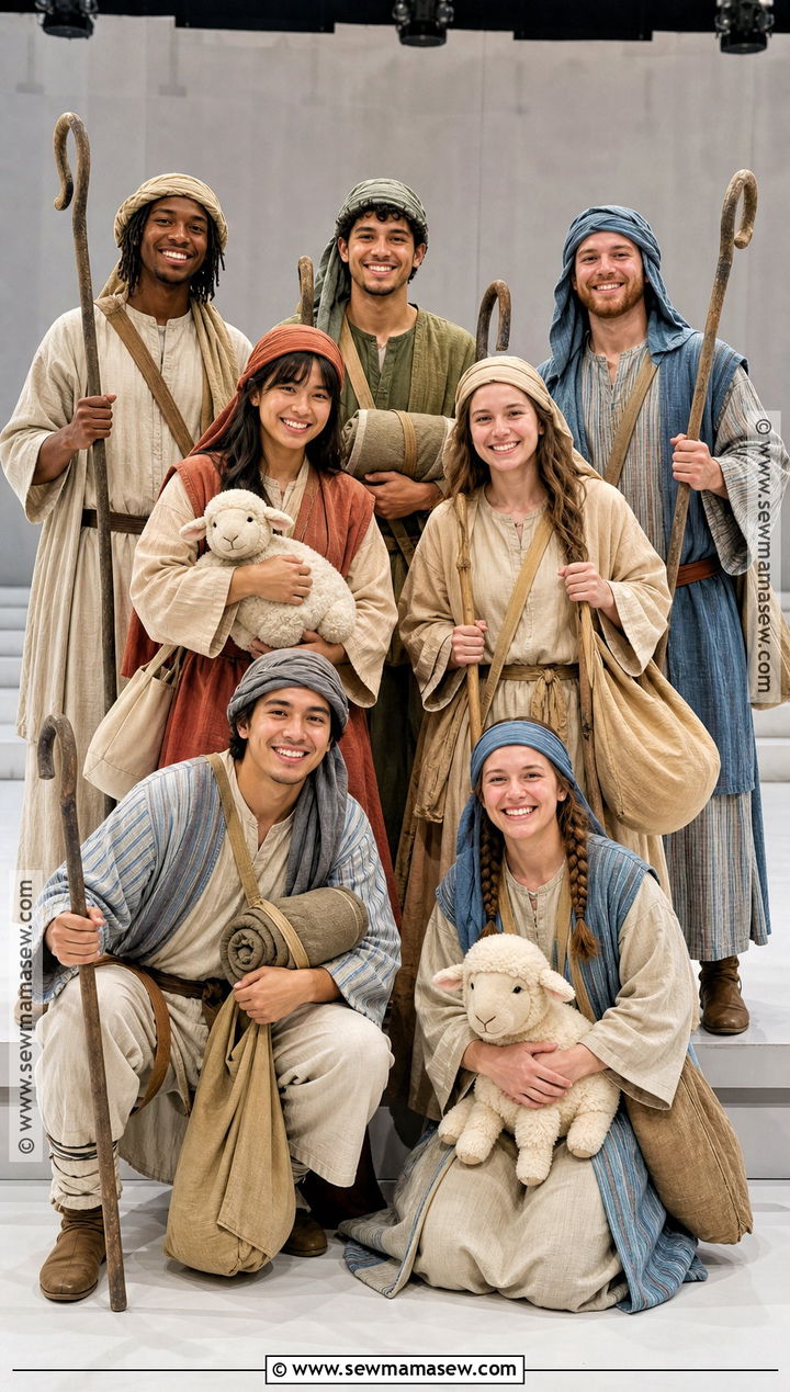 Group Shepherd Costume - 30 Shepherd Costume Ideas
