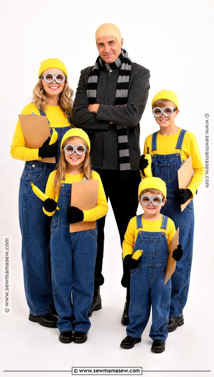 Gru And Minion Family Costume - 30 minion family costume ideas