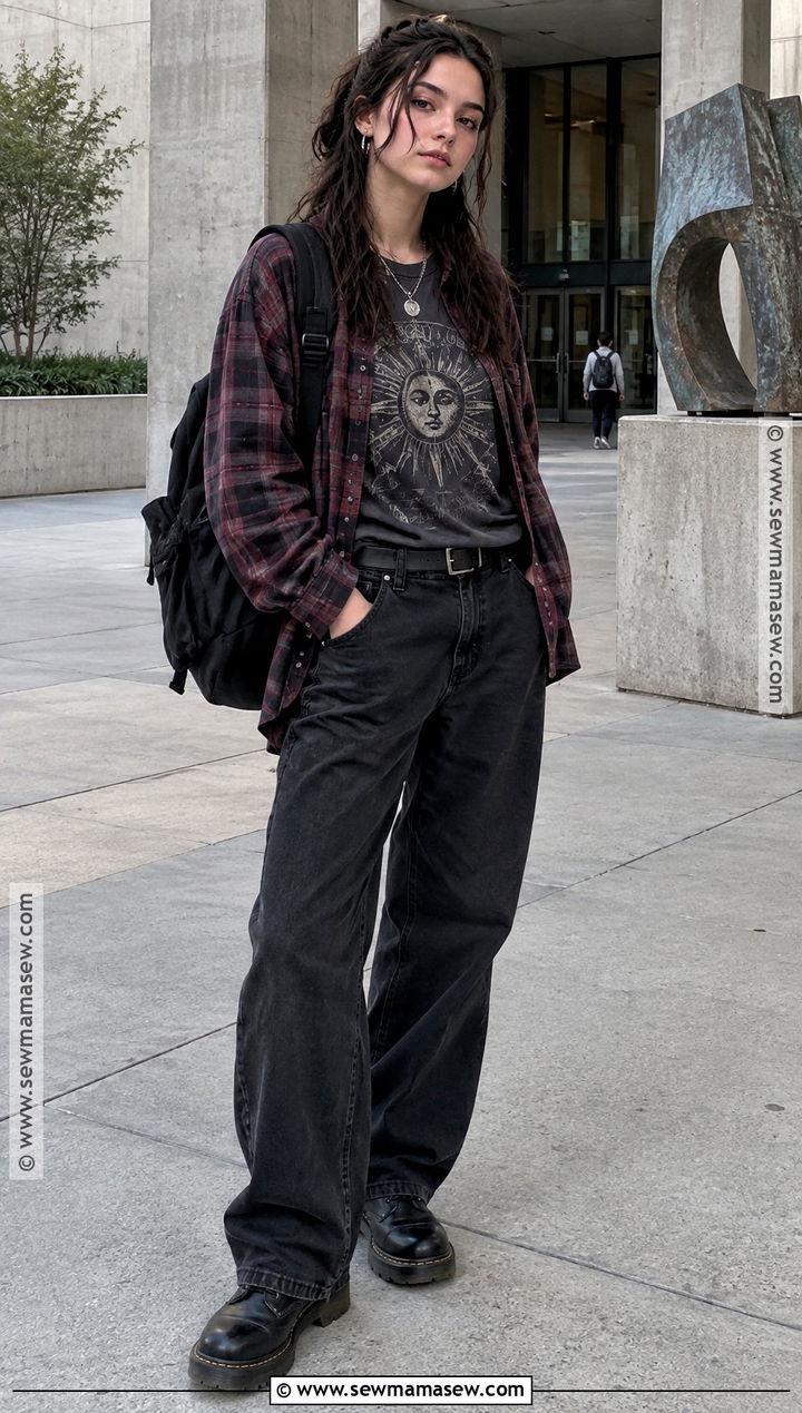 Grunge Back To School Outfit - 20 back to school aesthetic outfits