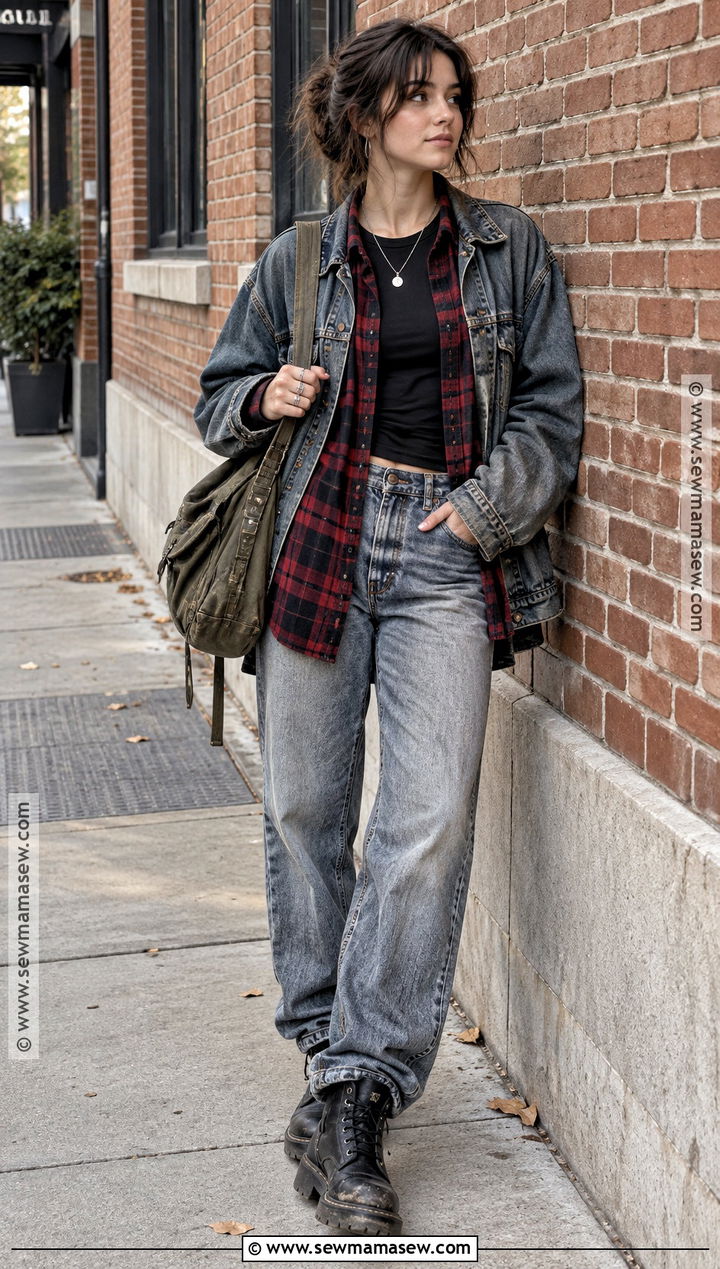 Grunge Fall Outfit - 25 fall fashion aesthetic ideas