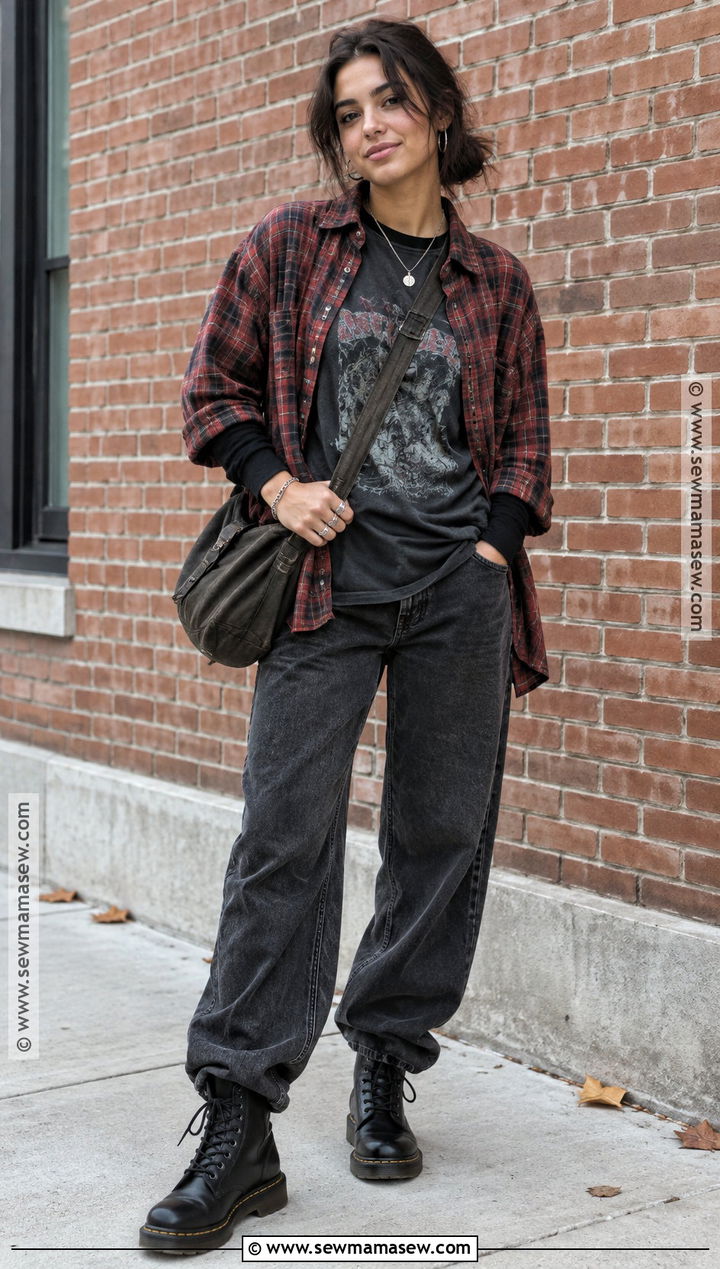 Grunge Fall Outfit - 15 Aesthetic Clothes Fall