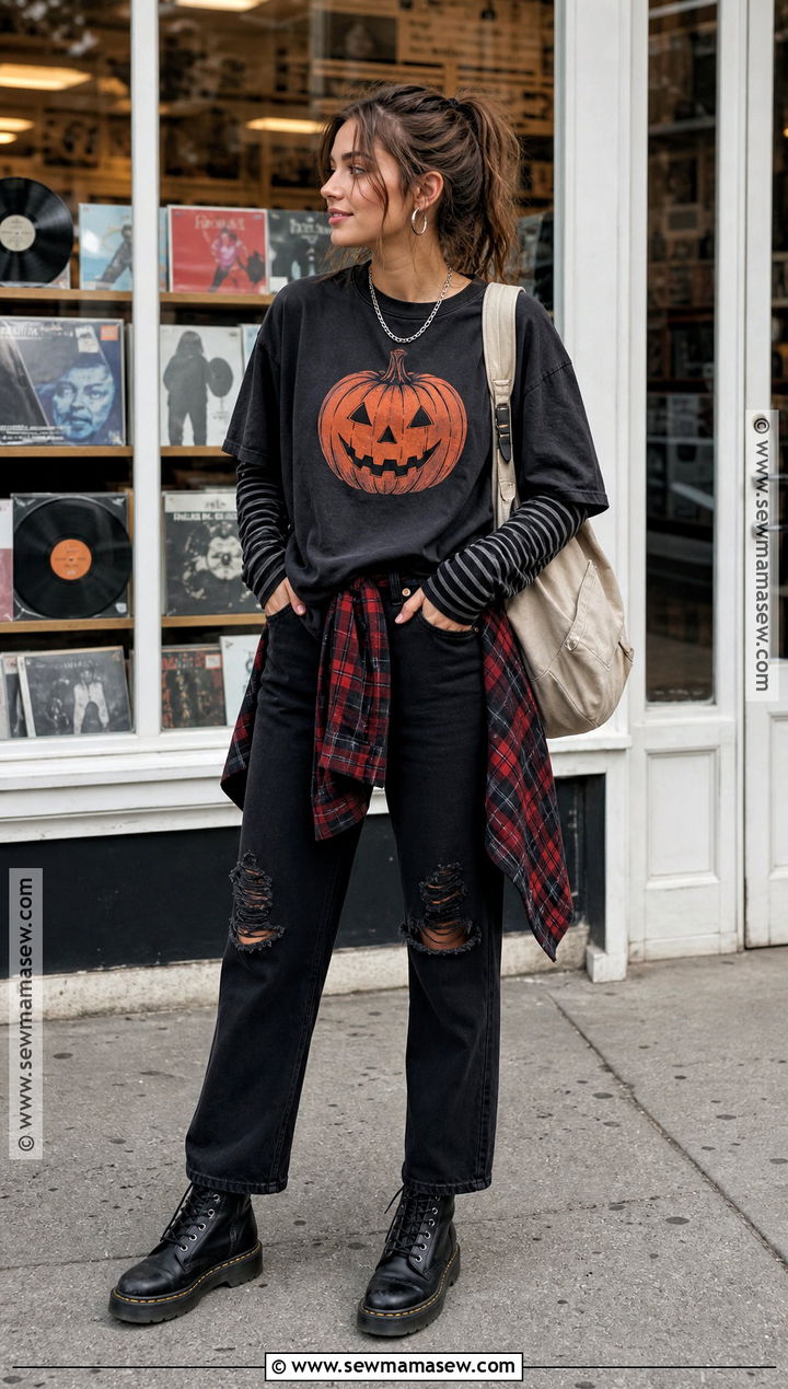 Grunge Halloween Shirt Outfit - 40 halloween shirts