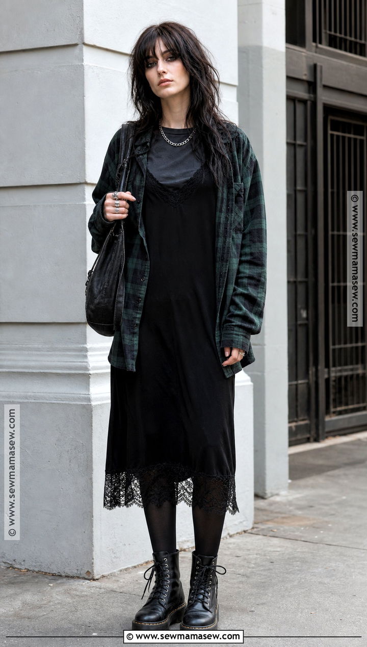 Grunge Layered Witch Outfit - 35 witch outfit aesthetic ideas
