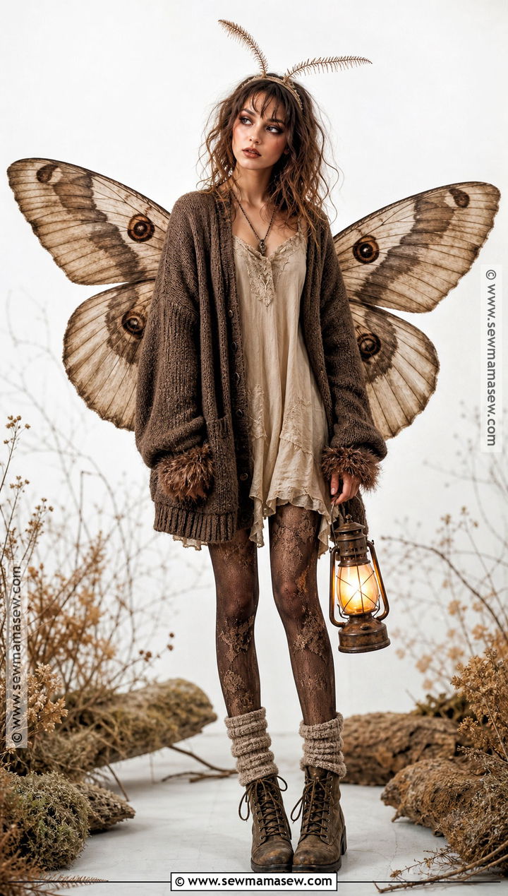 Grunge Moth Costume - 35 alt halloween costume ideas
