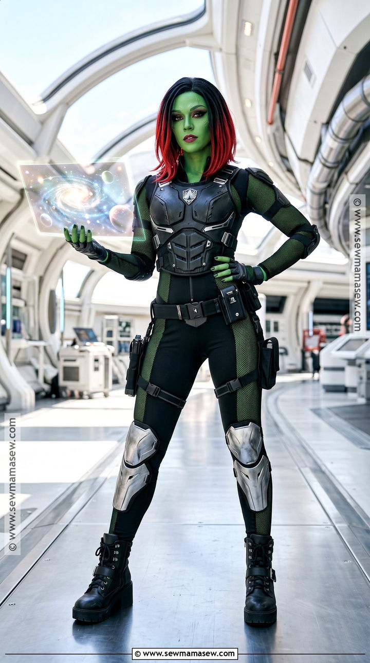 Guardians Gamora Costume With Mesh Panels - 35 gamora costume ideas