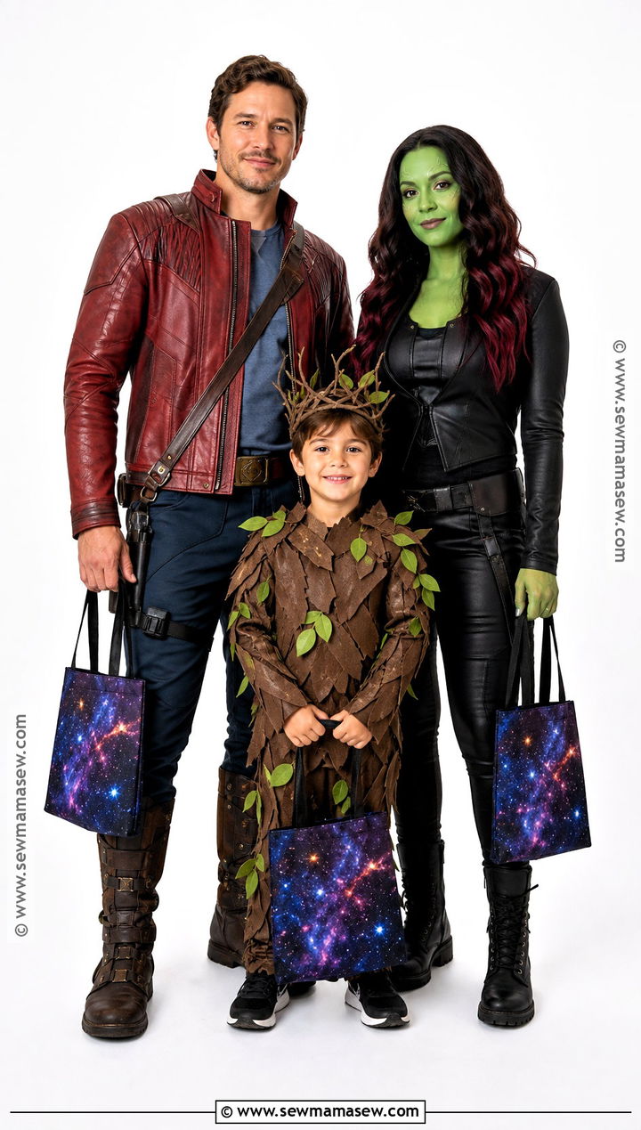 Guardians Of The Galaxy Family Costume - 45 family of 3 halloween costumes