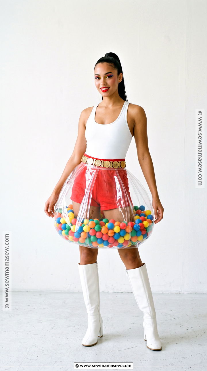 Gumball Costume With Clear Bubble Skirt - 35 gumball costume ideas