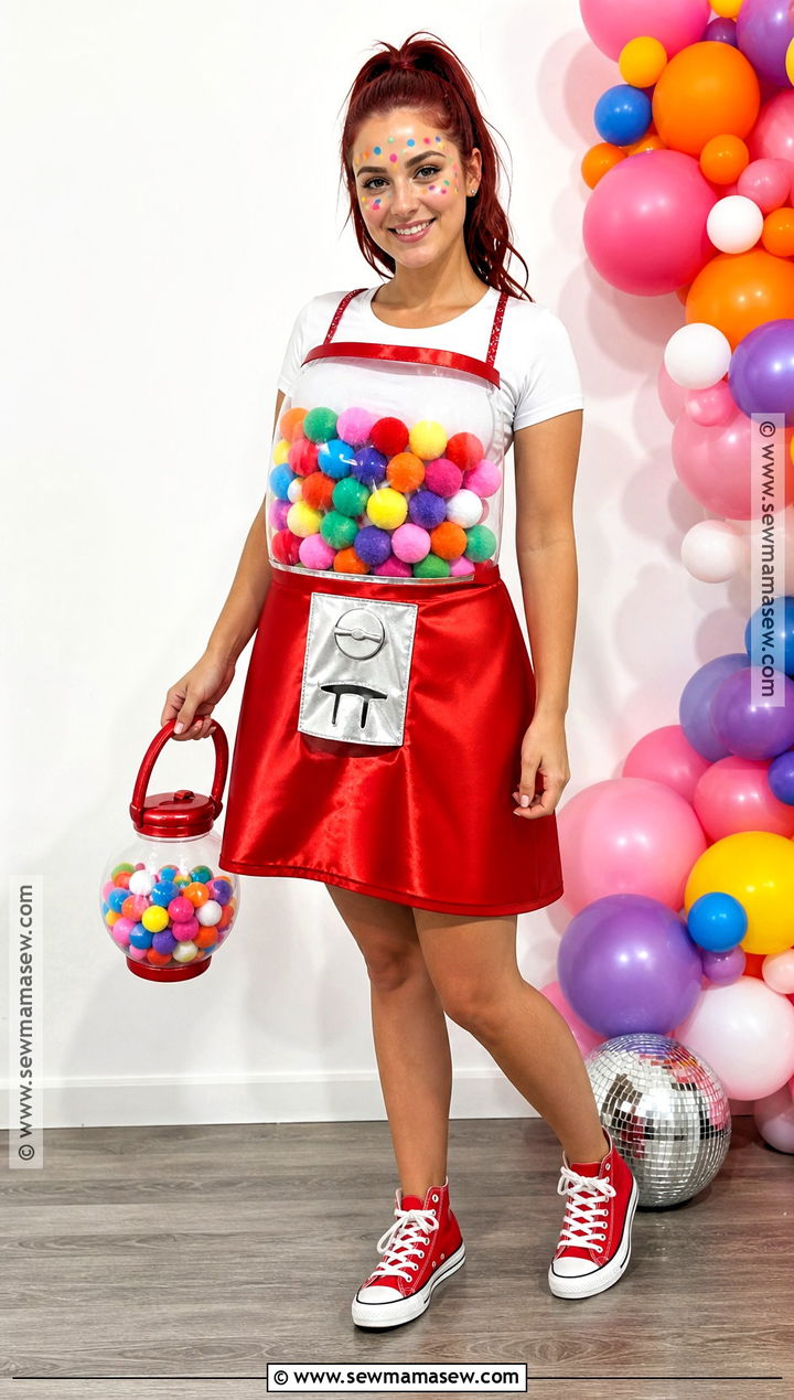 Gumball Machine Costume - 35 candy costume ideas