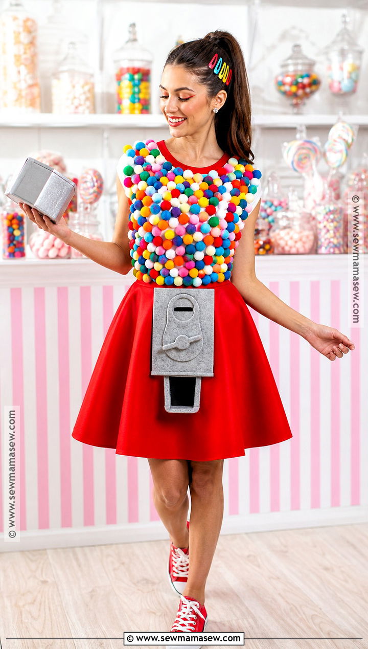 Gumball Machine Costume - 35 homemade costume ideas for women